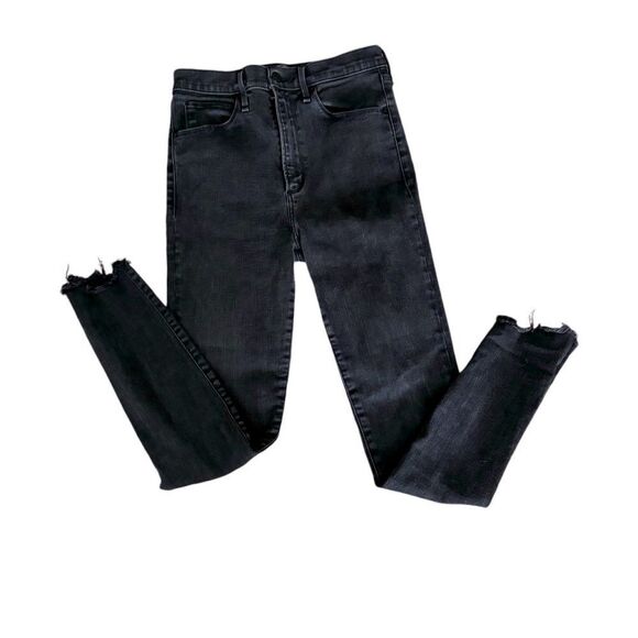 Abercrombie & Fitch Black Ultra High Rise Super Skinny Jeans Size 27/4 - Picture 2 of 6